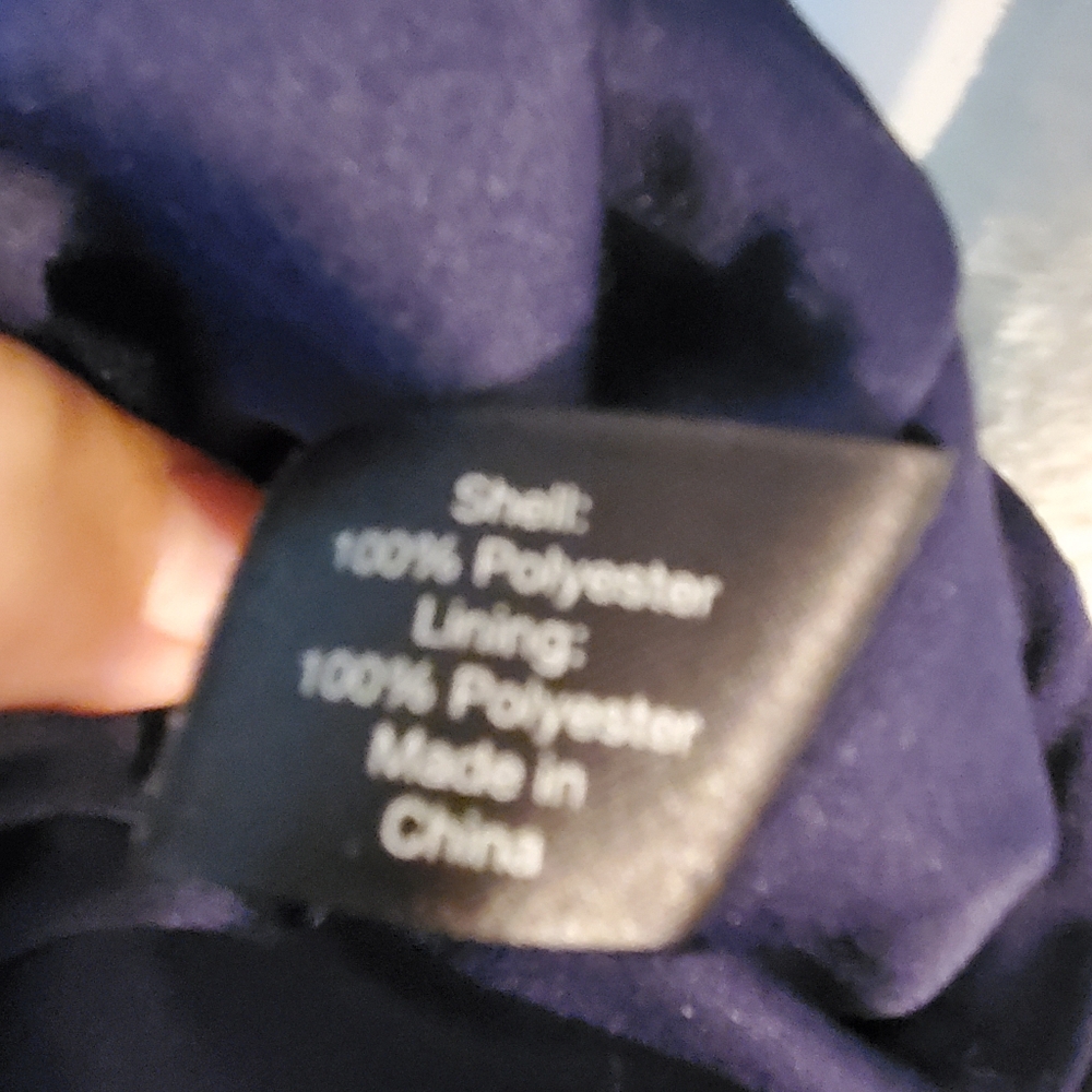 Lane Bryant Navy Sleeveless Blouse - Picture 3 of 4